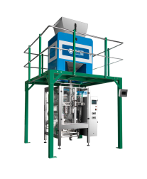 Automatic packaging machine for detergent powder